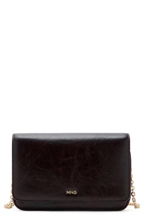 Small Faux Leather Crossbody Bag