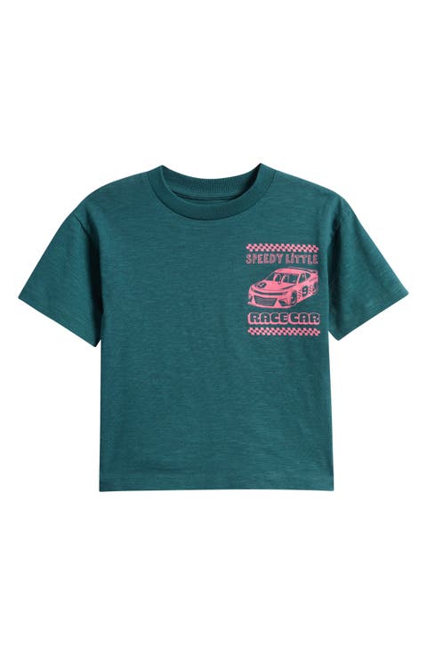 Kids' Racecar Cotton Graphic T-Shirt (Baby, Toddler & Little Kid)