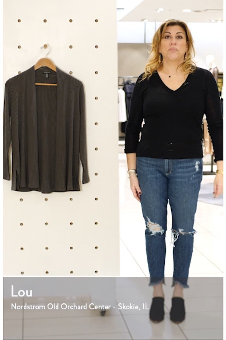 Rib Knit Cardigan video
