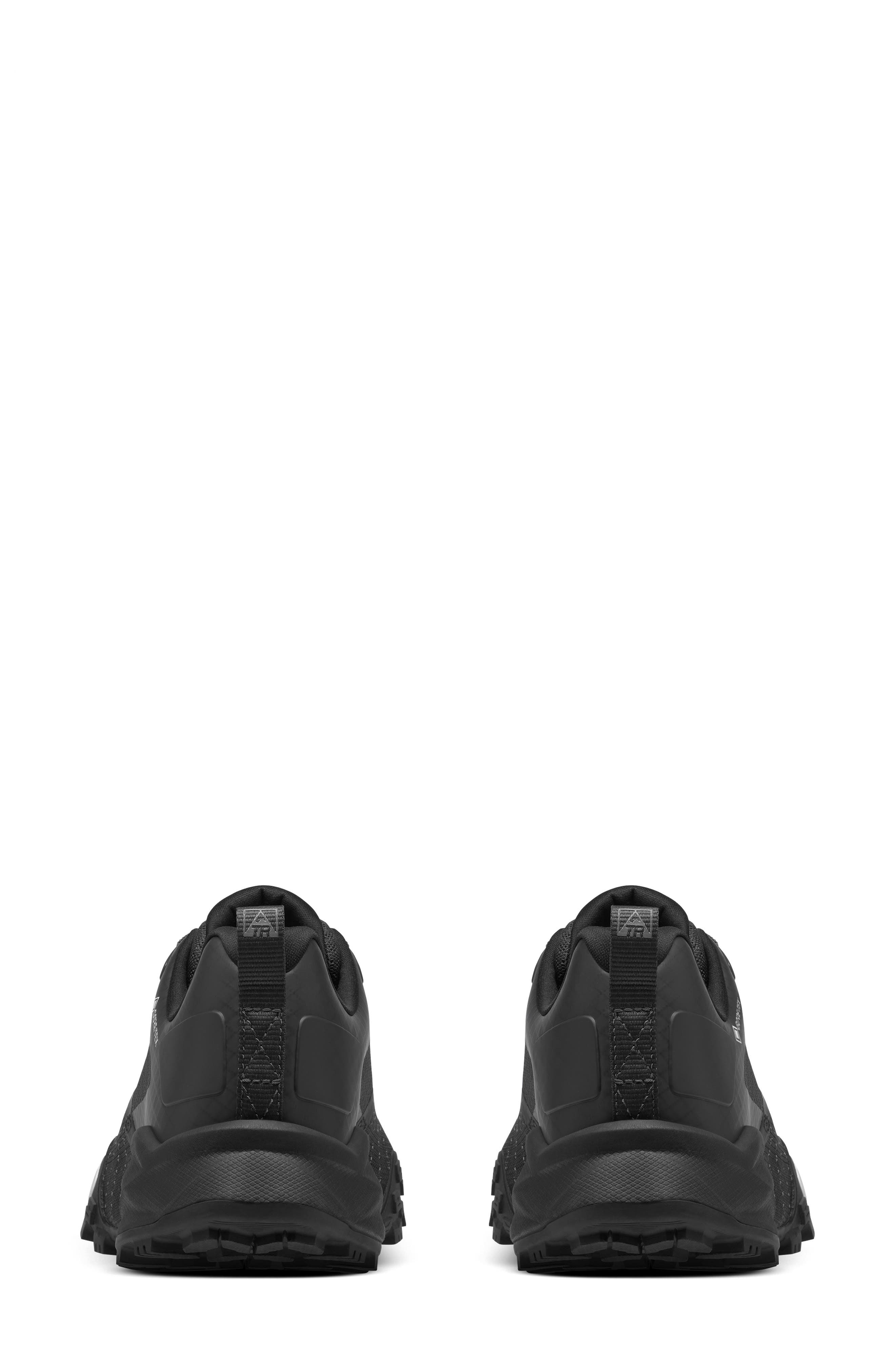 The North Face Offtrail TR Waterproof Gore-Tex<sup>®</sup> Trail Shoe, Alternate, color, Asphalt Grey Tnf Black