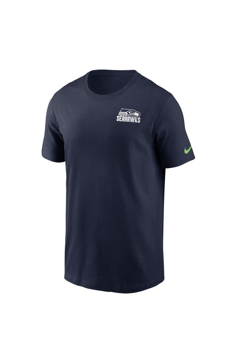 Nike Men's Nike College Navy Seattle Seahawks Blitz Essential T-Shirt, Alternate, color, Navy