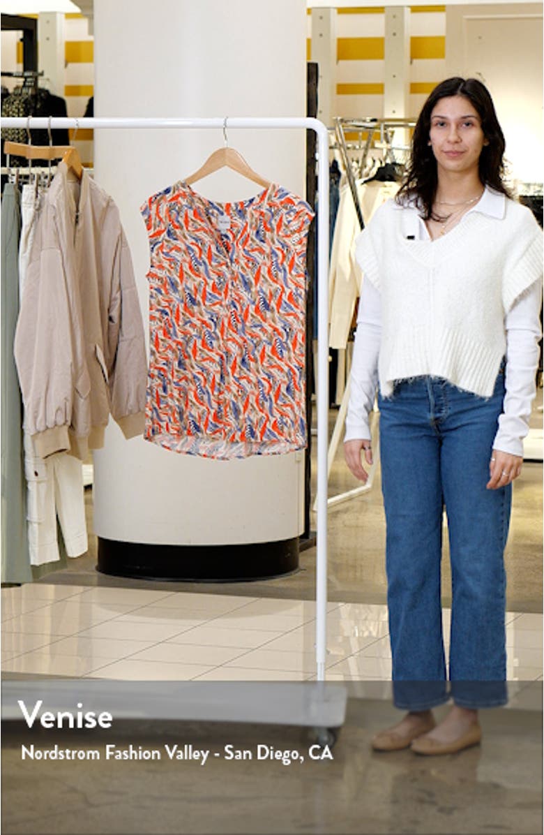 Coral Waves Tank Top, sales video thumbnail