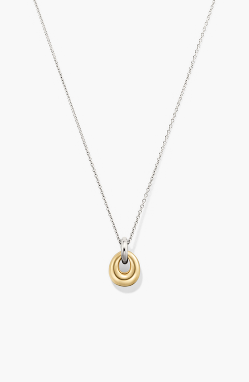 Mejuri Jojo Loop Pendant Necklace In Gold