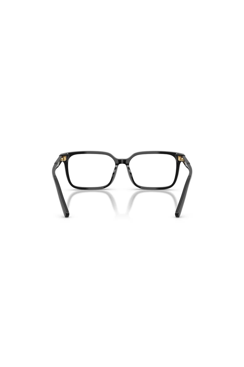 51mm Square optical glasses, Alternate, color, Black