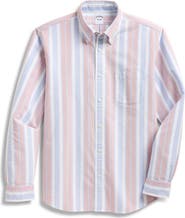 Brooks Brothers Stripe Oxford Cotton Button-Down Shirt