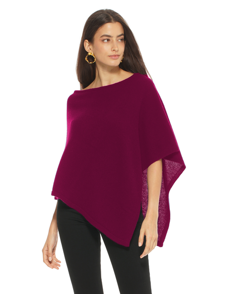 Pure Cashmere Capelet Poncho