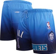 PRO STANDARD Men's Post LaMelo Ball Navy/Blue Charlotte Hornets Ombre Name & Number Shorts