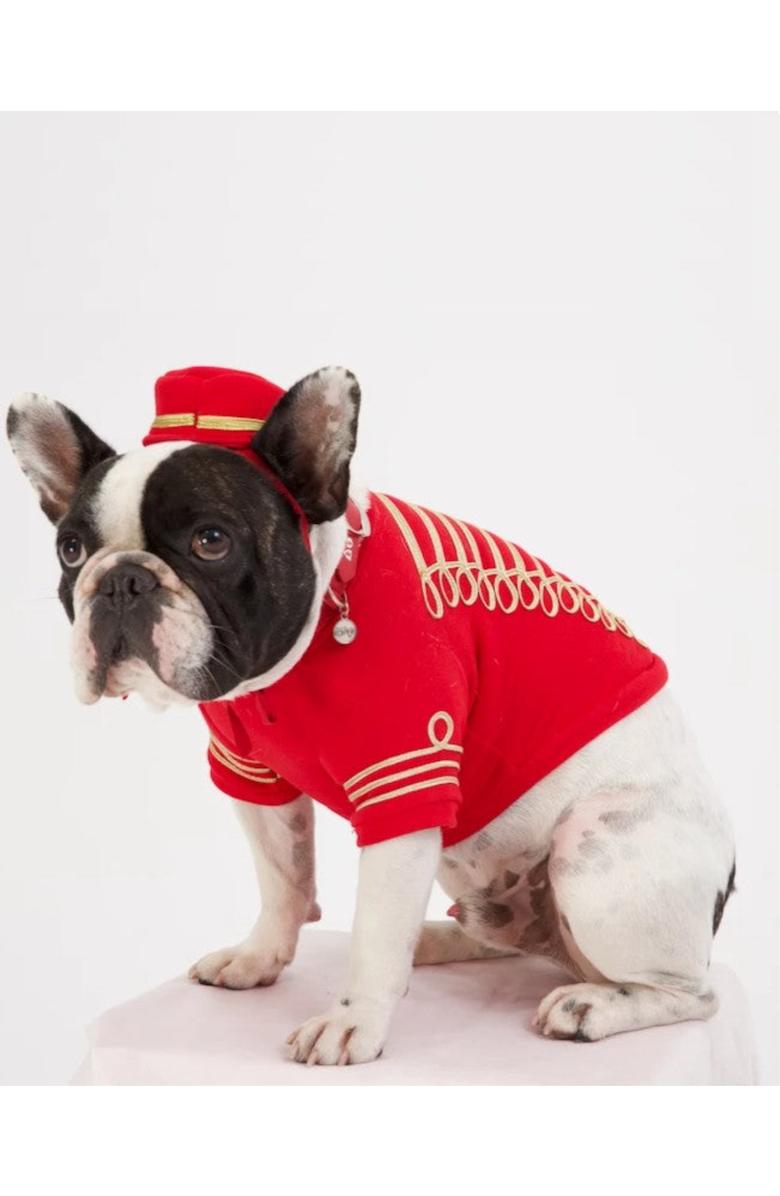 Moshiqa Empire Dog Sweatshirt, Alternate, color, Red