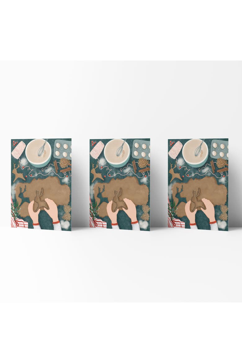 Holiday Winter Greeting Cards "Baking Season", Main, color, Multi-Pack