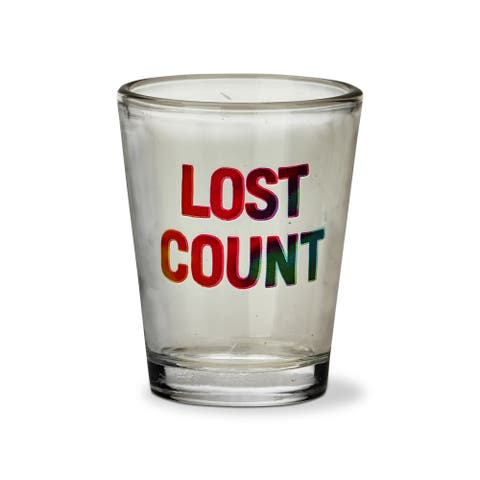 Lost Count Clear Shot Glass Dishwasher Safe Drinkware