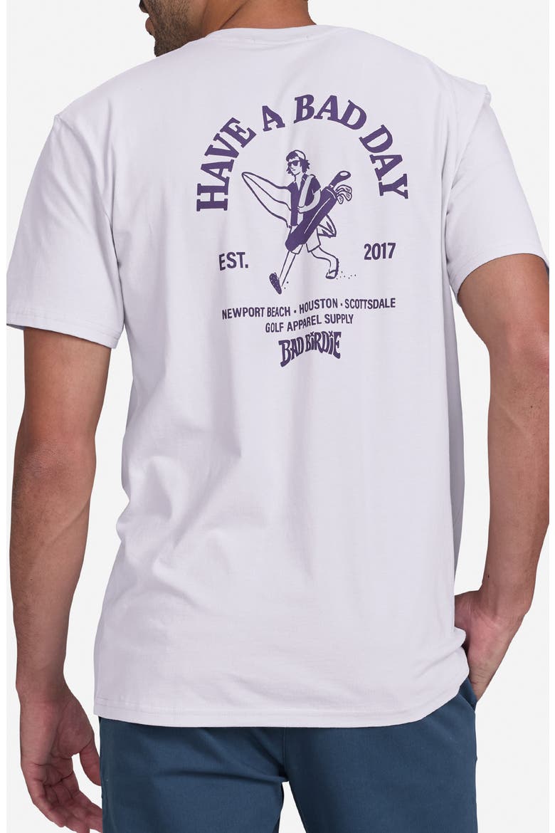 Have a Bad Day Pima Cotton Graphic T-Shirt, Alternate, color, LILAC