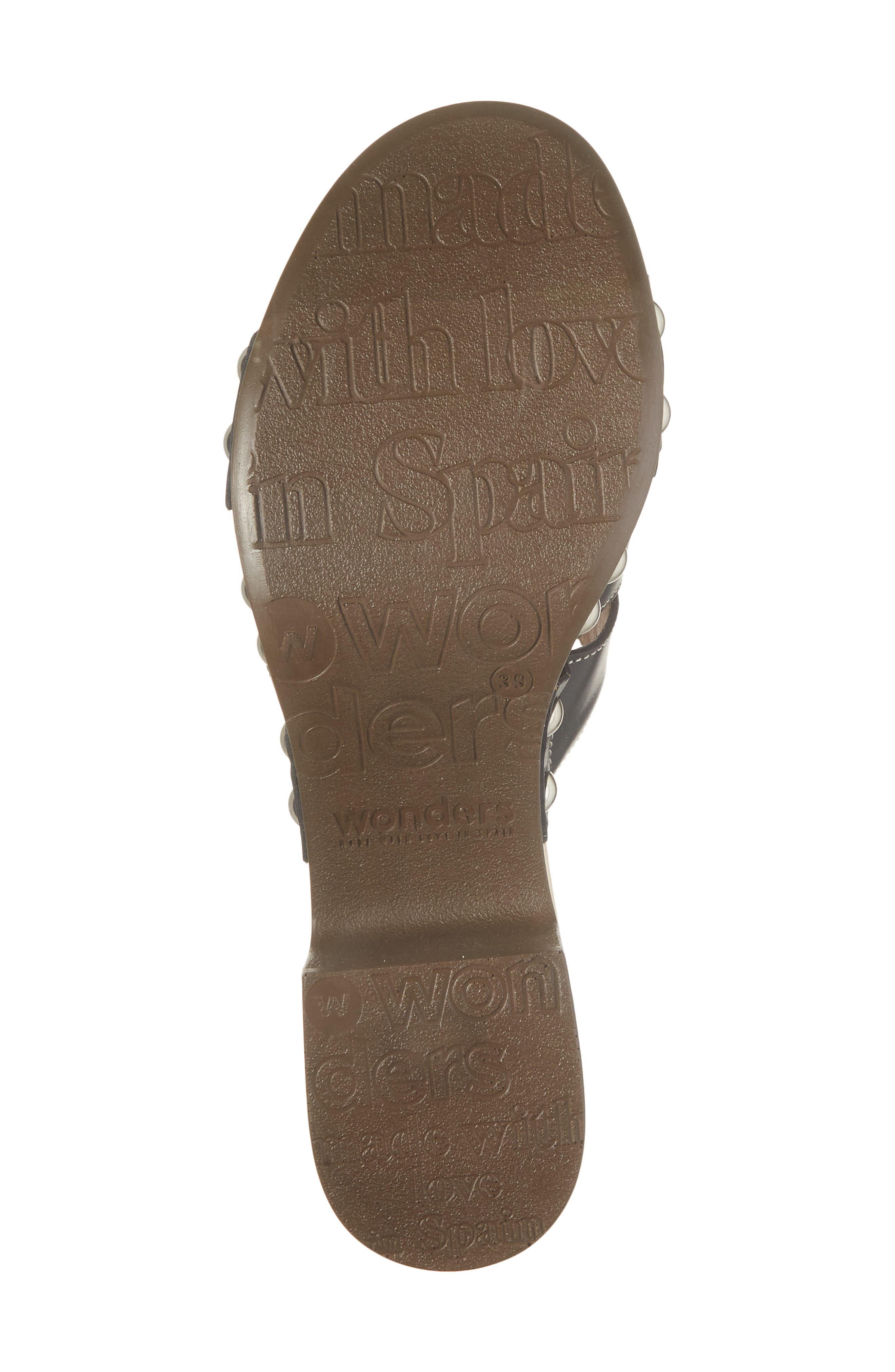 Wonders Platform Slide Sandal, Alternate, color, Tokat Black