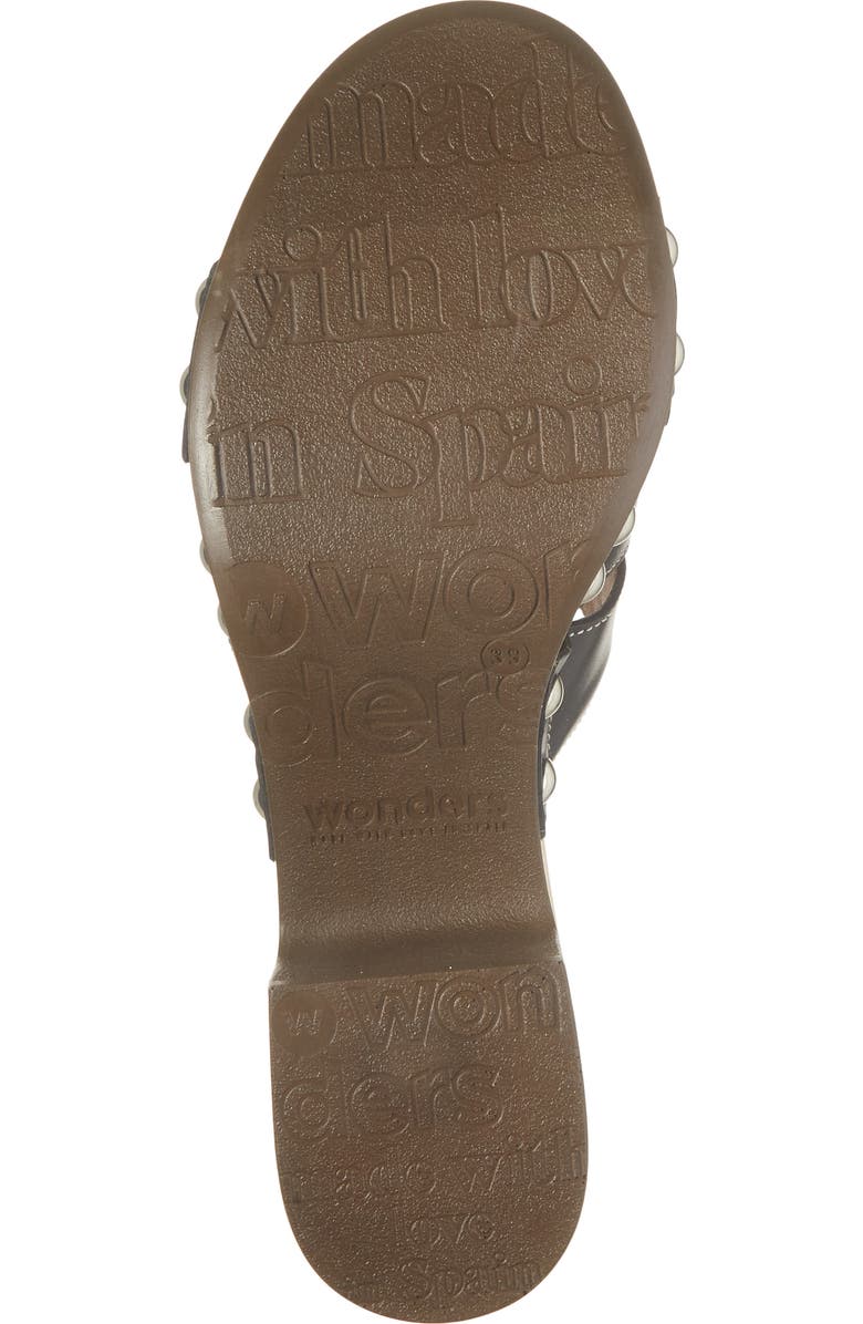 Wonders Platform Slide Sandal, Alternate, color, Tokat Black