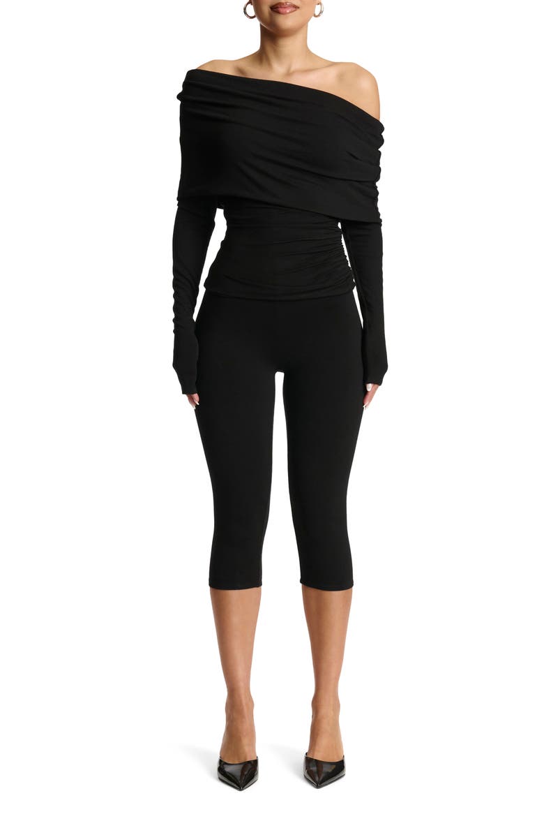 Naked Wardrobe Off the Shoulder Top, Alternate, color, 