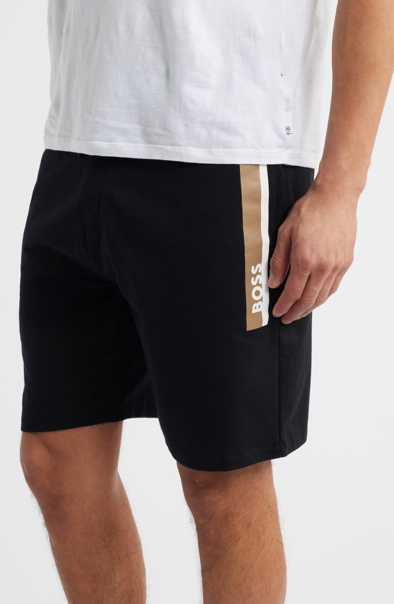 BOSS Authentic Lounge Shorts, Alternate, color, Black
