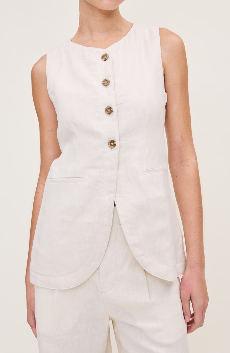 DL1961 Amalie Linen Vest, Alternate, color, 