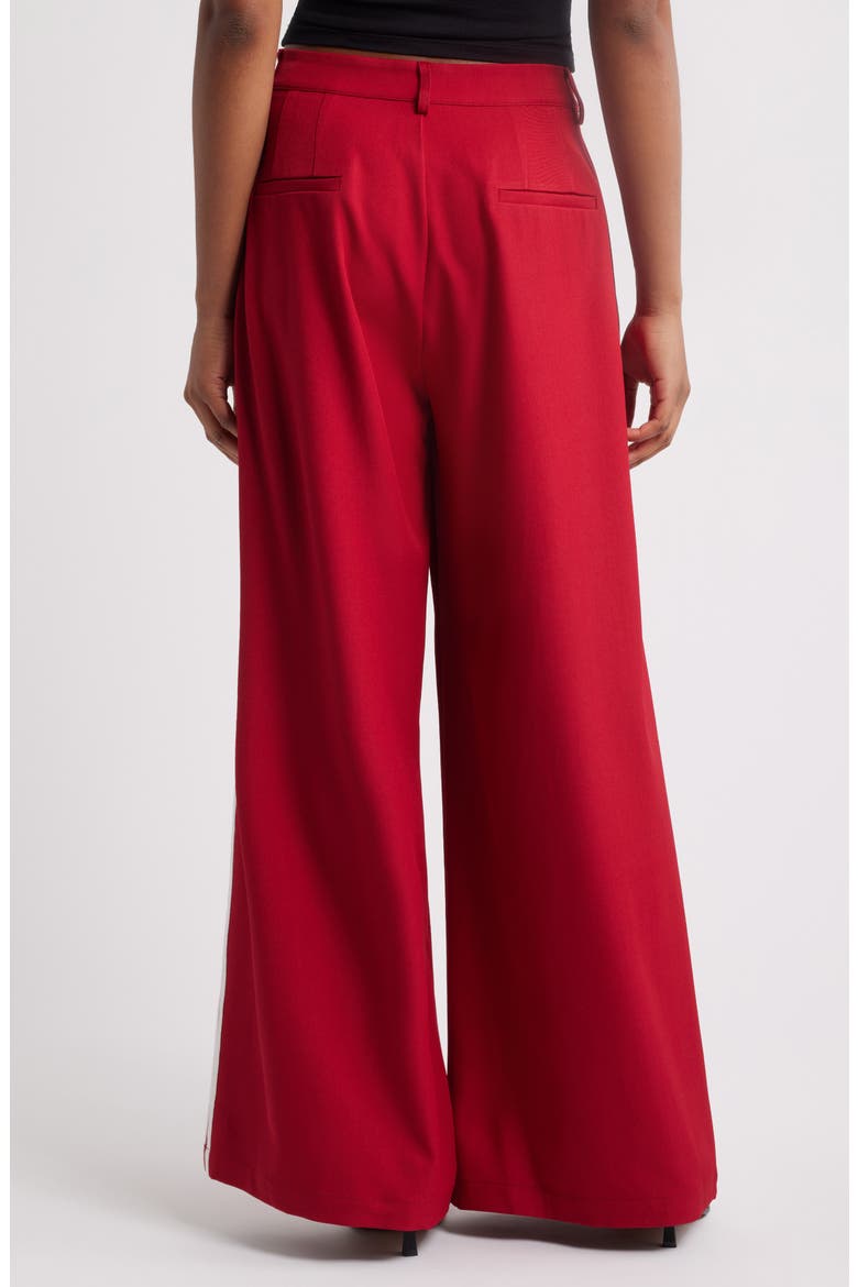 Serenity Wide Leg Pants, Alternate, color, CRIMSON