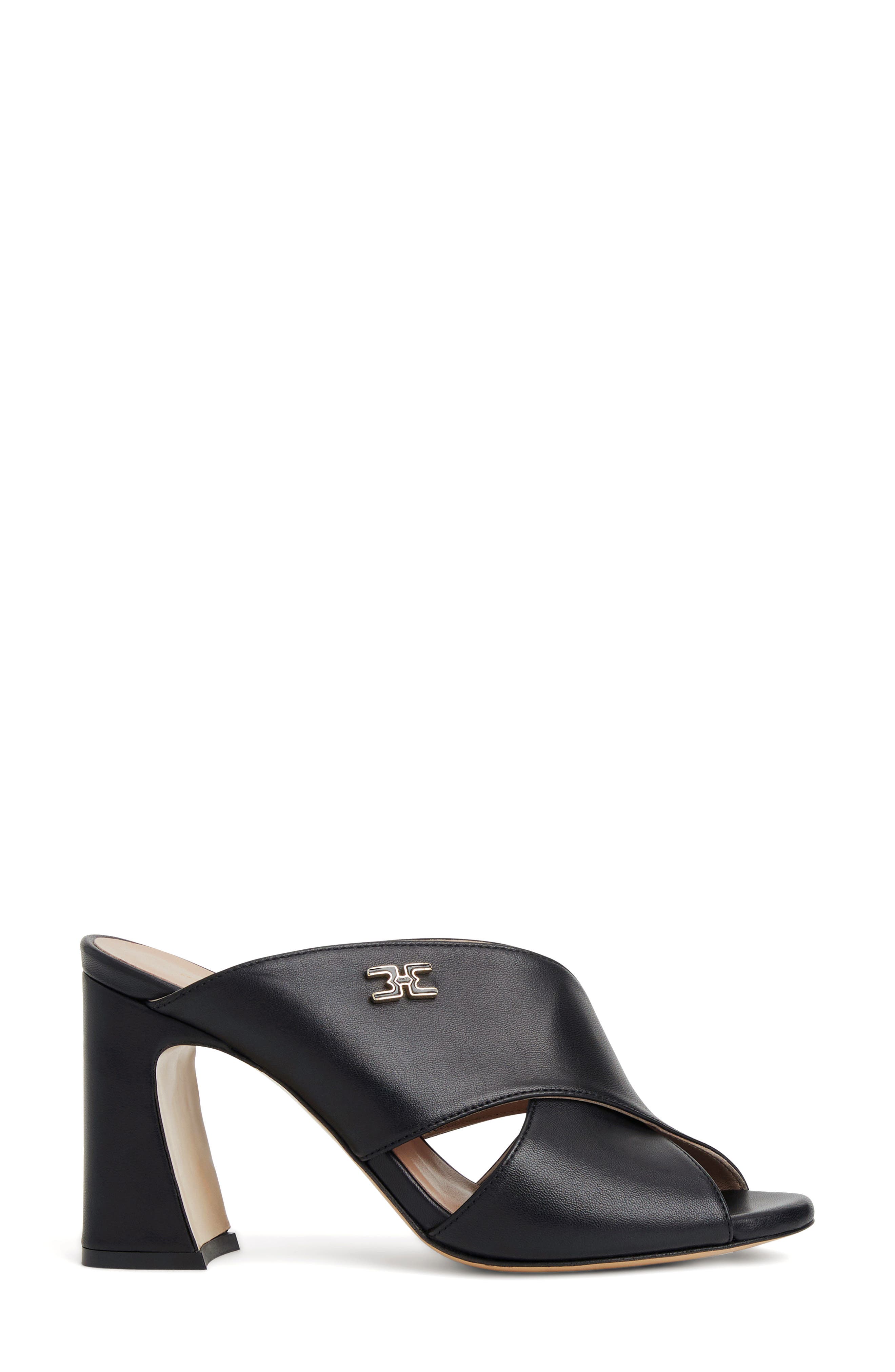 Fatima Slide Sandal, Alternate, color, BLACK