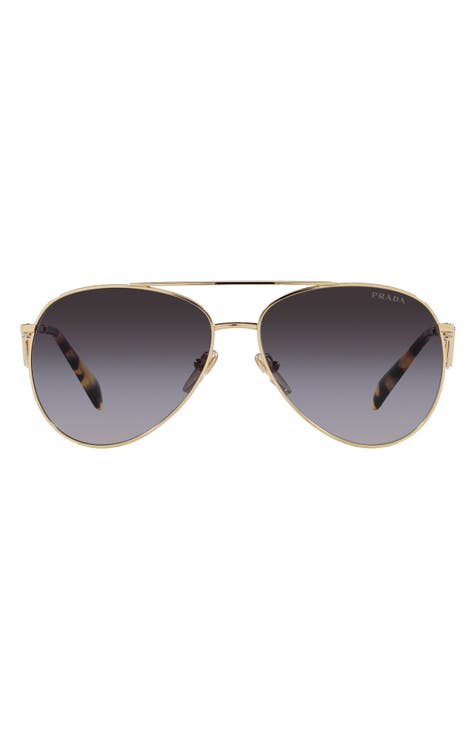 Prada aviator sunglasses sale on sale