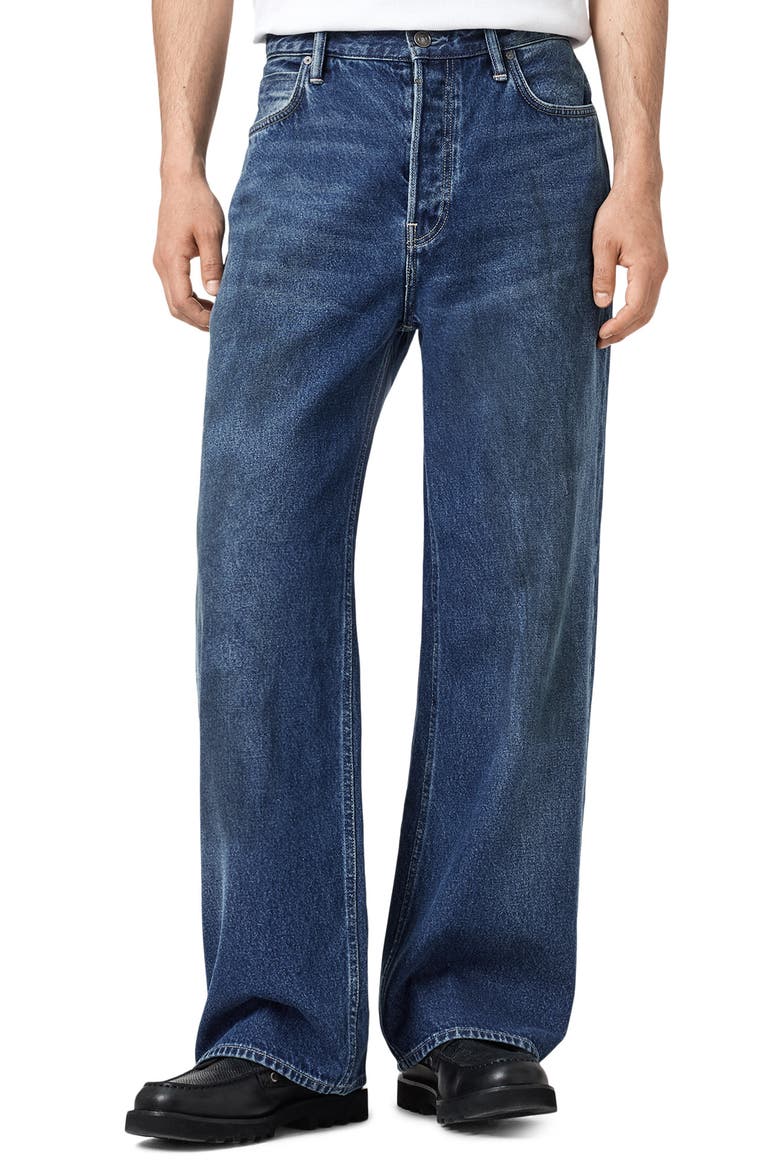 Lenny Straight Leg Jeans, Main, color, VINTAGE INDIGO