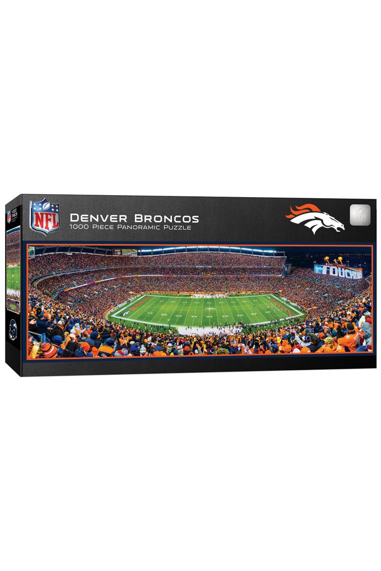 Denver Broncos 1000pc Panoramic Puzzle, Main, color, Multicolor