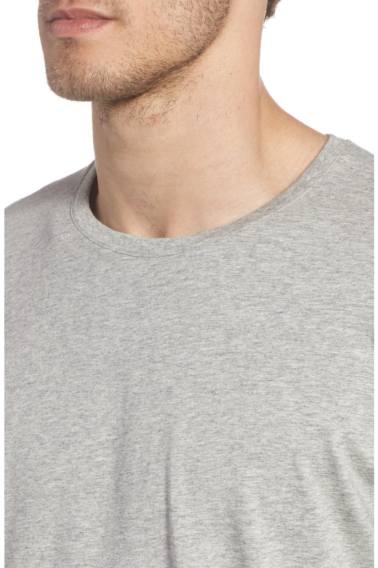 Second Skin Crewneck T-Shirt, Alternate, color, HEATHER GREY