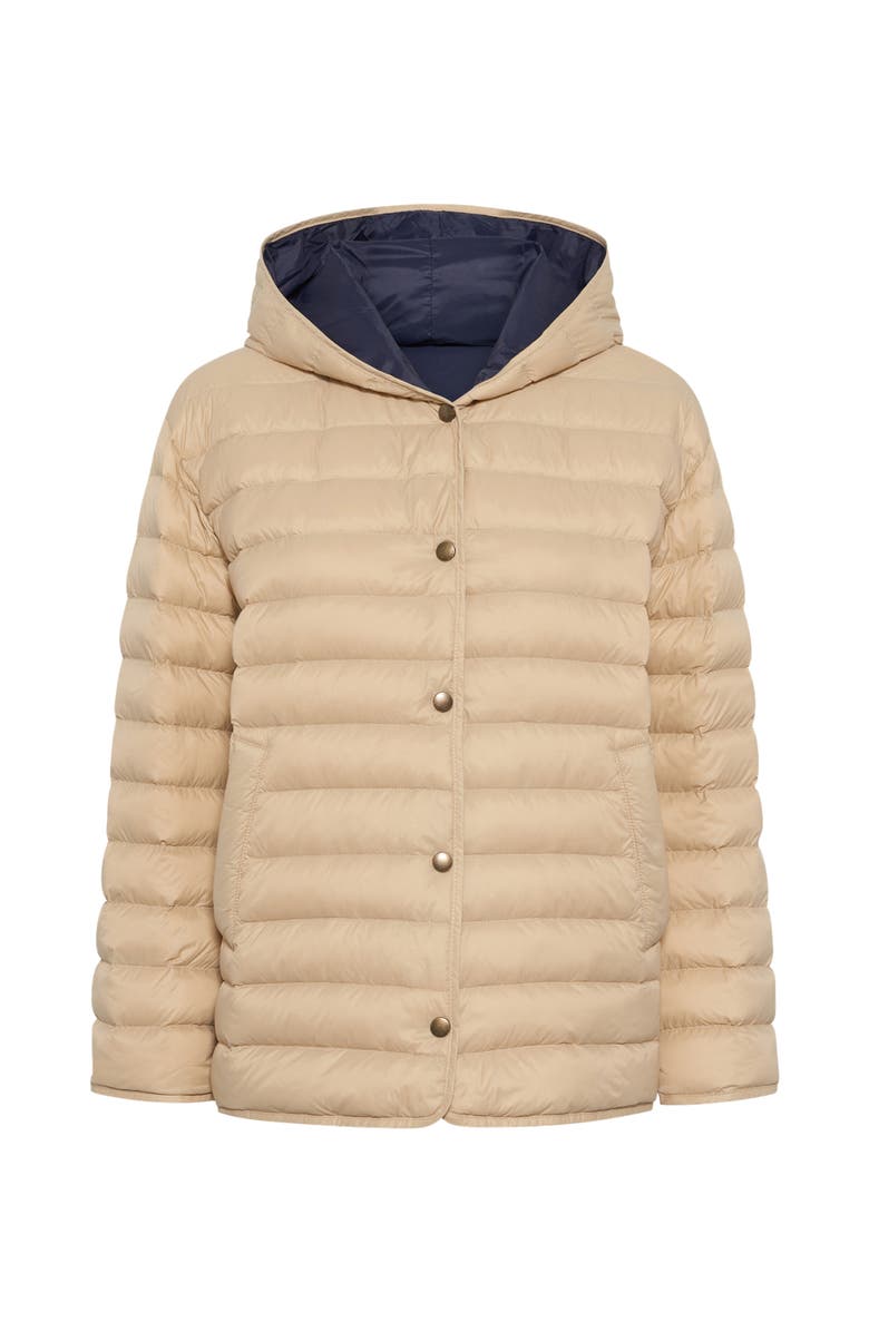 GERARD DAREL Priscille Reversible Hooded Jacket, Alternate, color, Sand