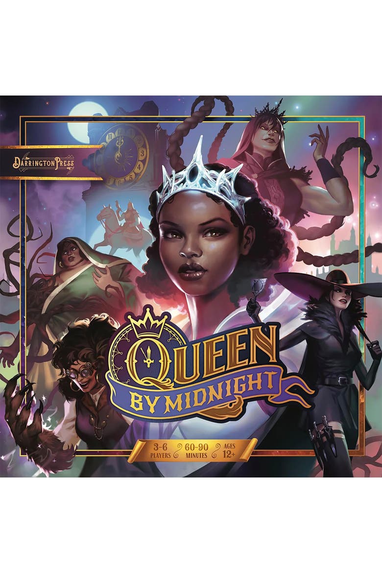 Queen By Midnight Deckbuilding Board Game, Ages 12+, Main, color, Multicolored