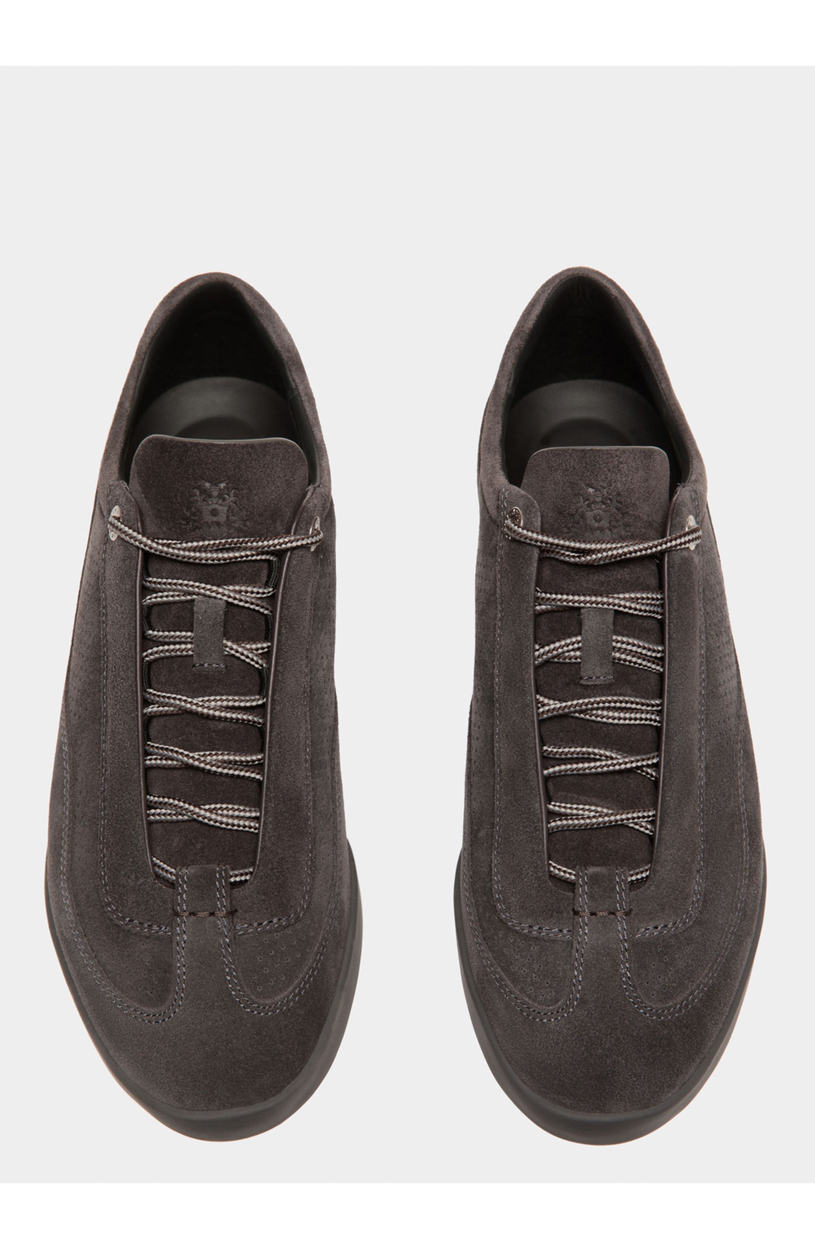 Bally Manto Runner Sneaker in Dark Suede, Alternate, color, 