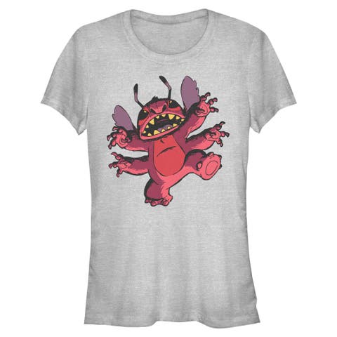 Junior's Mischievous Pose Short Sleeve Graphic T-Shirt