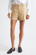 Lauren Ralph Lauren Yernalie Stretch Cotton Shorts
