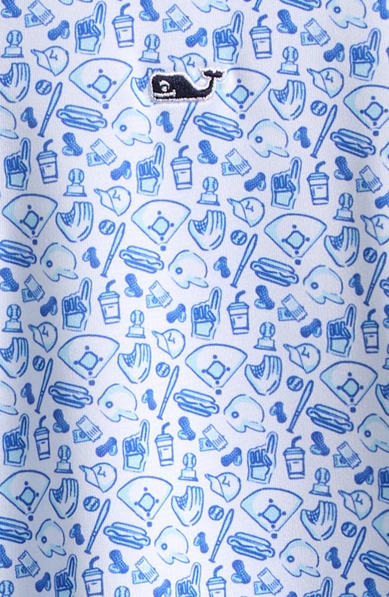 vineyard vines Kids' Print Polo, Alternate, color, Ballpark Fun