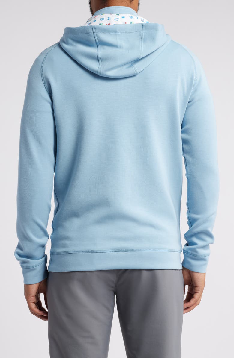 Swannies Conway Quarter Zip Golf Hoodie, Alternate, color, Horizon Blue