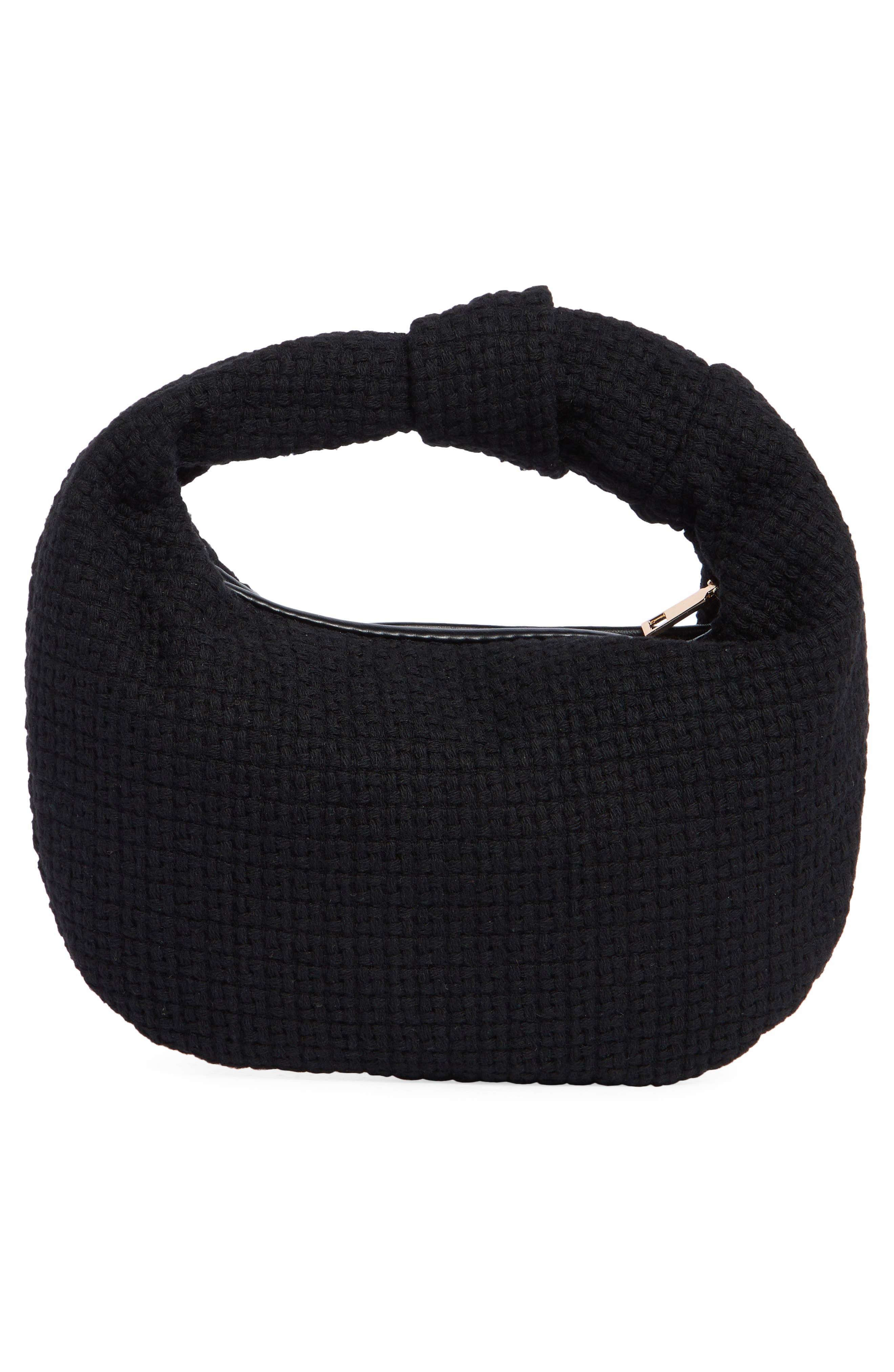 URBAN EXPRESSIONS HANDBAGS Knotted Handle Bag, Alternate, color, Black