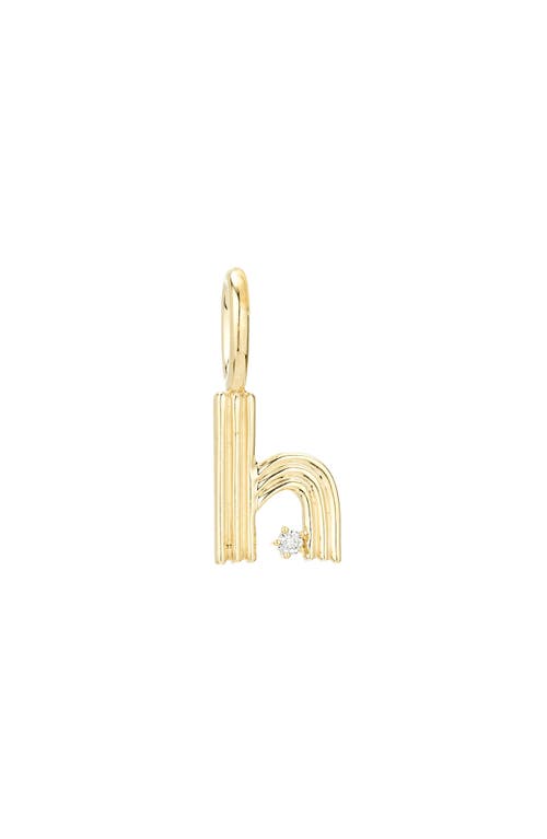 ADINA REYTER ADINA REYTER GROOVY DIAMOND MINI INITIAL CHARM 