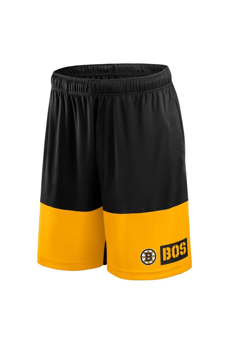 Men's Logo Athletic Black Boston Bruins Best of the Best Shorts, Alternate, color, Black