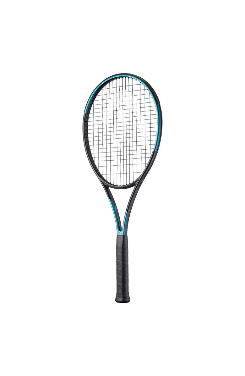 HEAD Gravity MP Unstrung Tennis Racquet, Main, color, Black/Blue