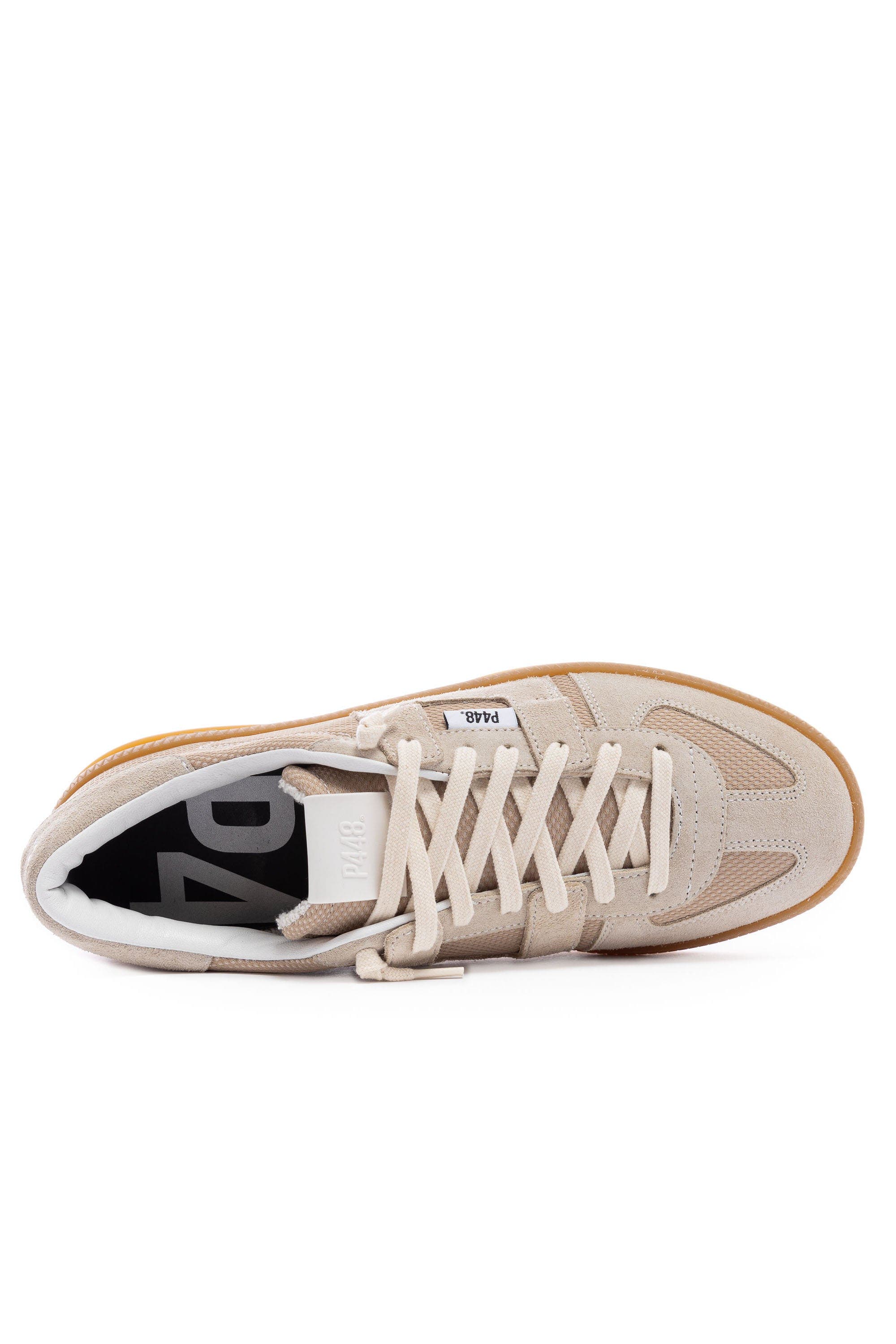Monza Mono Sneaker, Alternate, color, Beige
