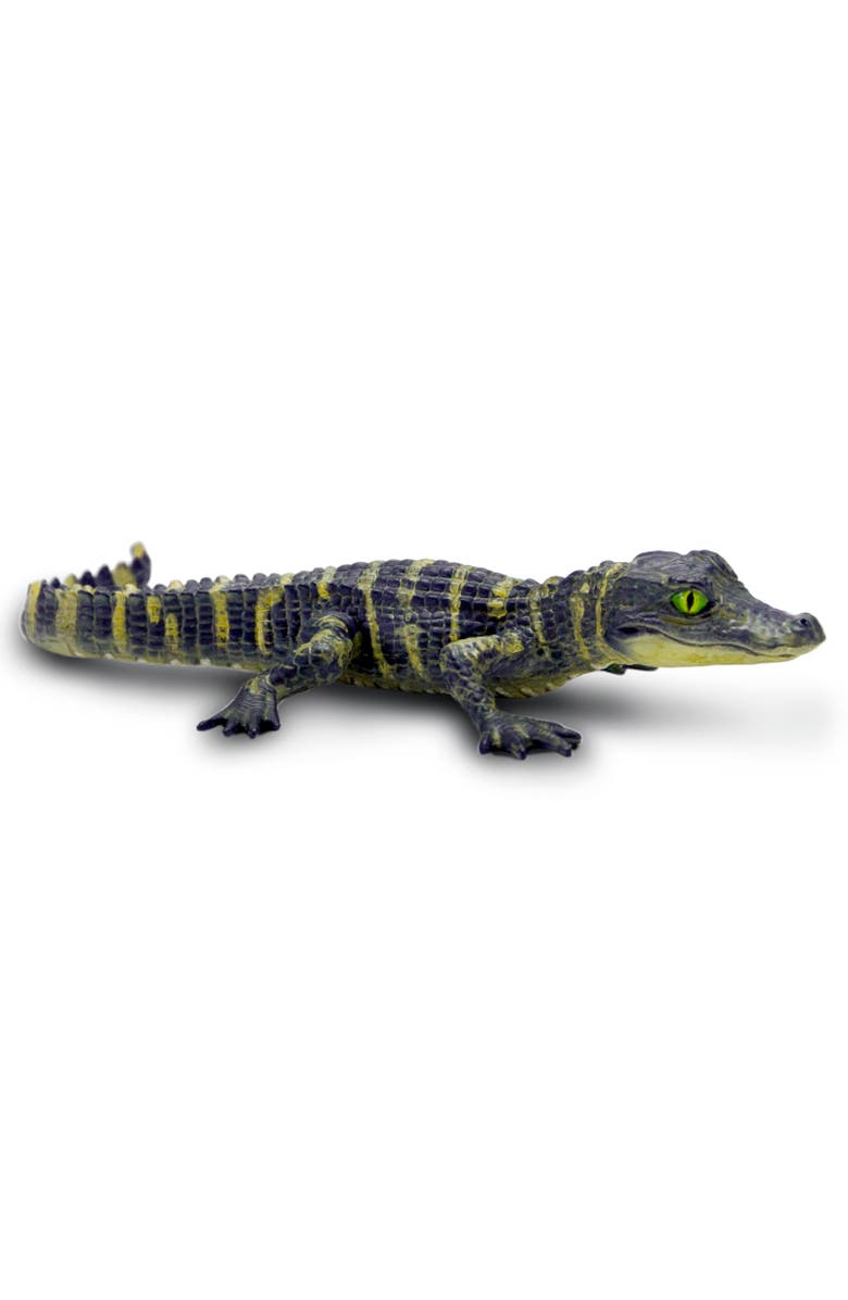 Safari Ltd. Alligator Baby Wildlife Kids Toy Figure, Main, color, NO COLOR
