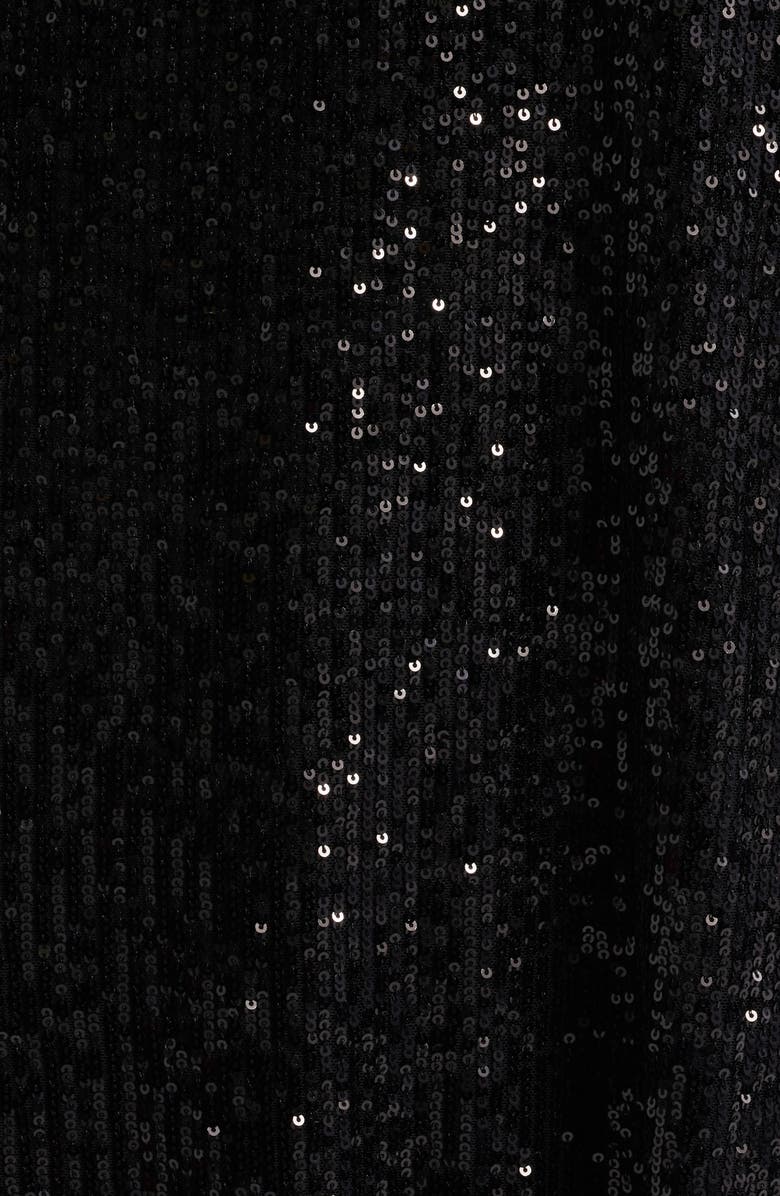 Anne Klein Pull-On Sequin Maxi Skirt, Alternate, color,