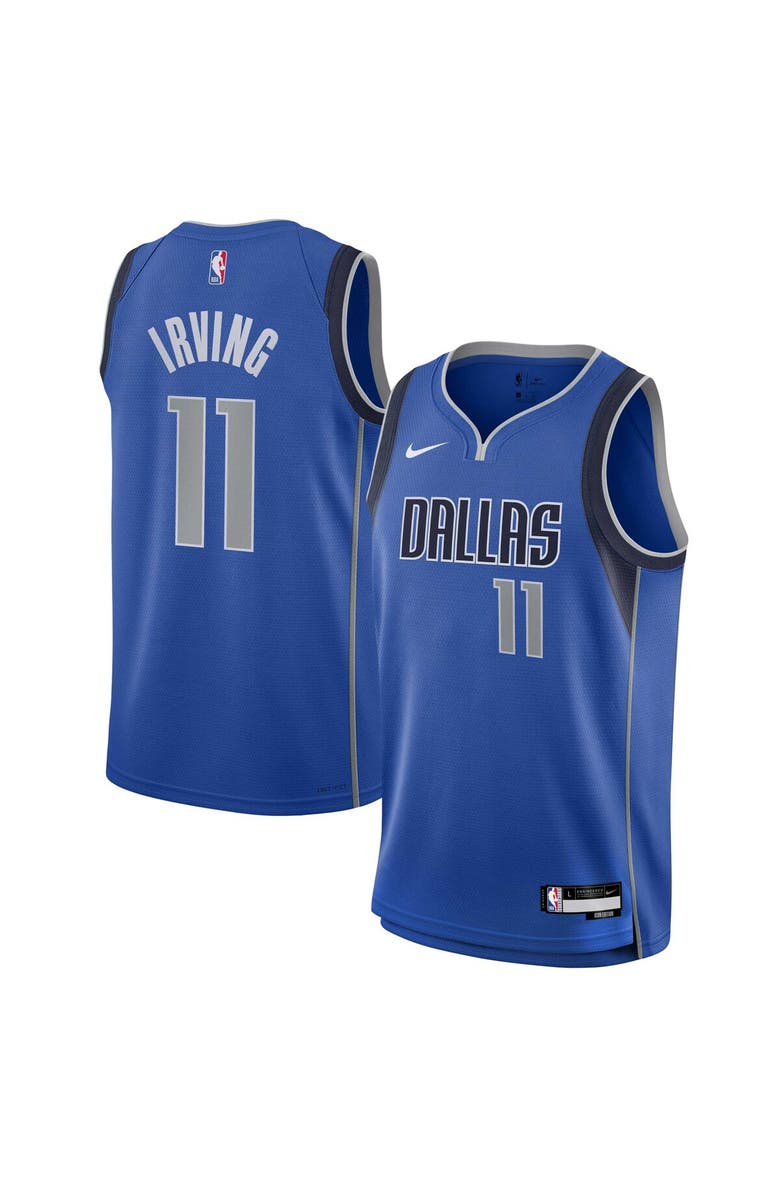 Nike Youth Nike Kyrie Irving Blue Dallas Mavericks Swingman Jersey - Icon Edition, Main, color, Blue