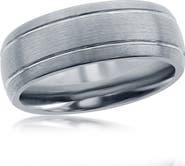 BLACKJACK Double Stripe Tungsten Ring