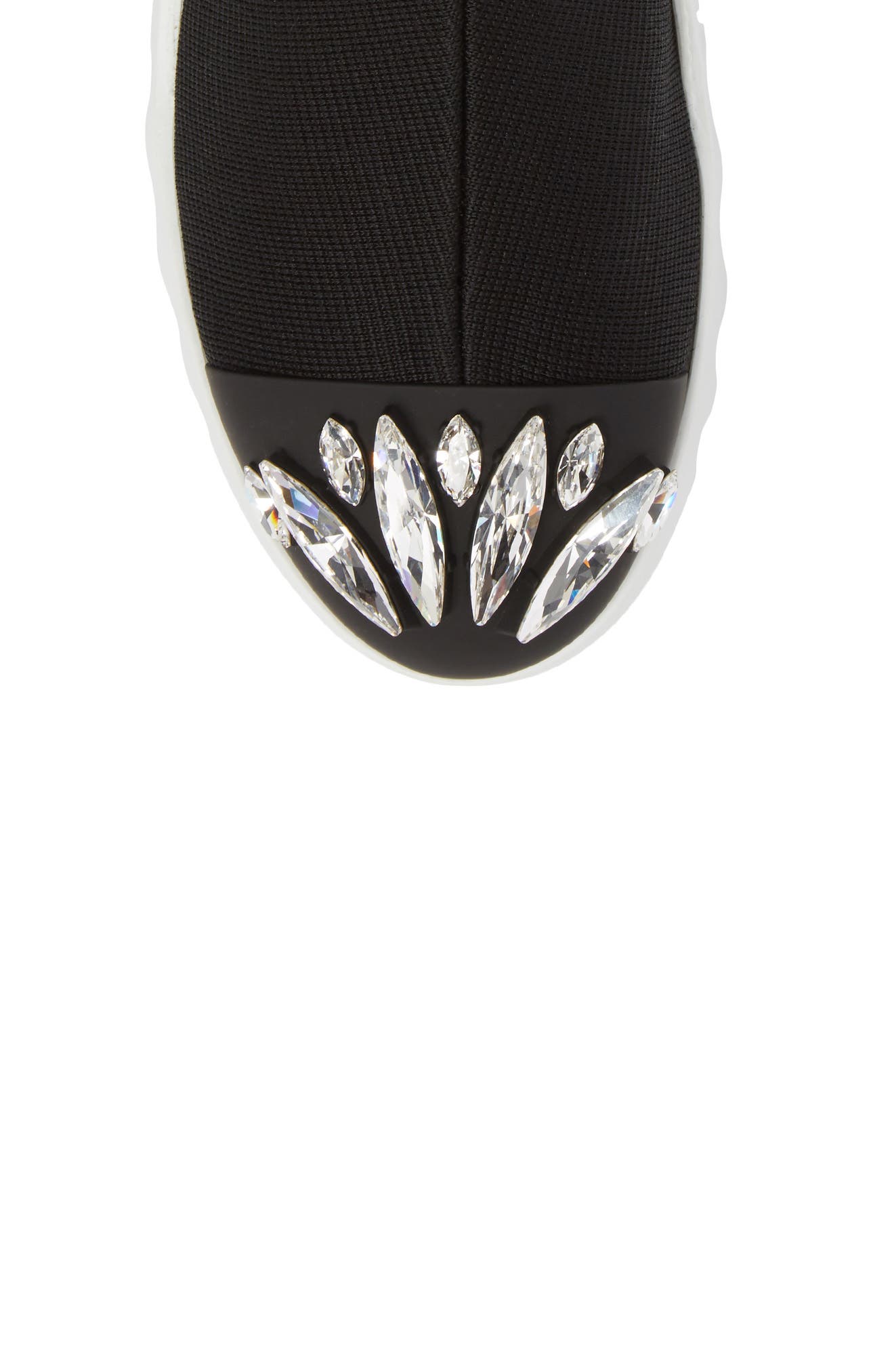 Miu Miu Embellished Sock Boot, Alternate, color, 