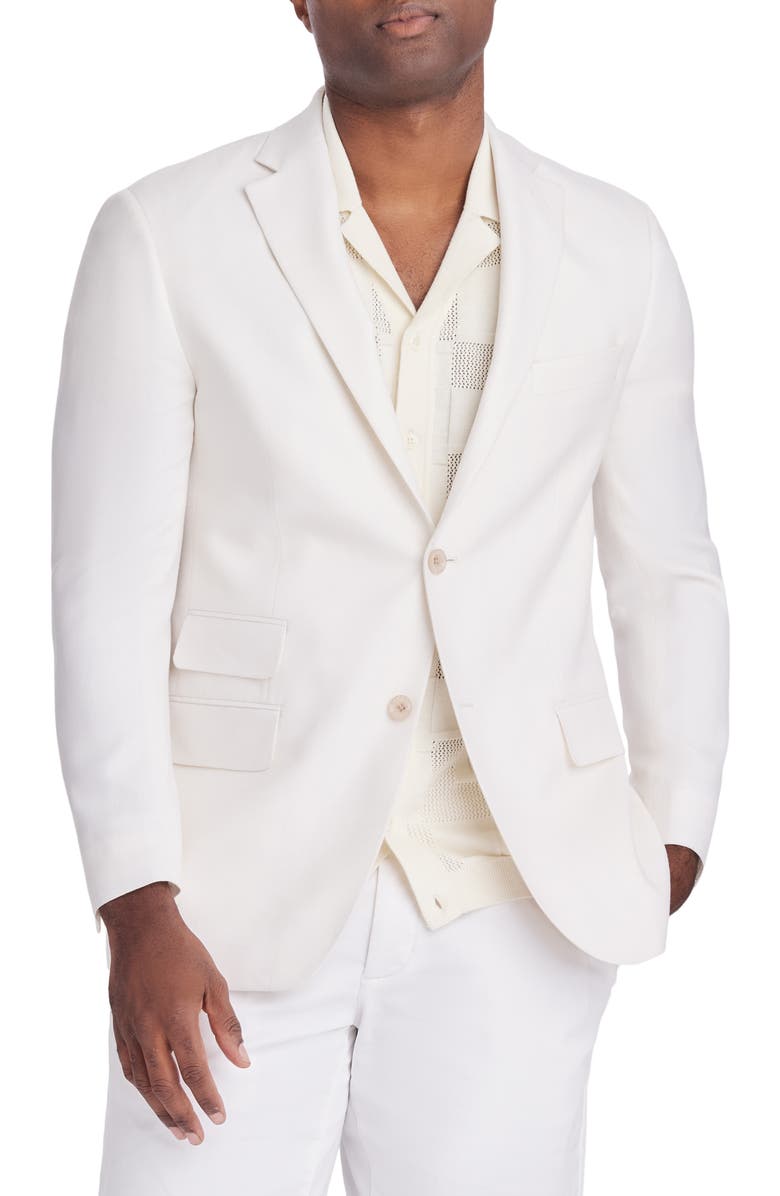 Robert Graham Malvern Wool Blend Sport Coat, Main, color, Cream