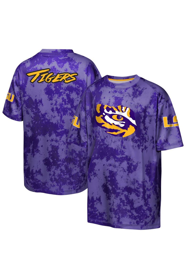 Youth Outerstuff  Purple LSU Tigers Off-Side Sublimated T-Shirt, Main, color, Purple