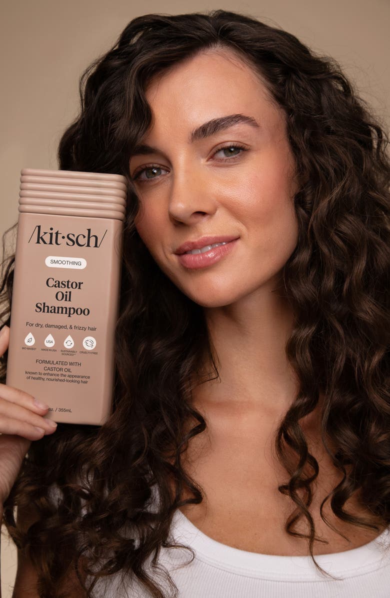 Kitsch Smoothing Castor Oil Liquid Shampoo, Alternate, color, 