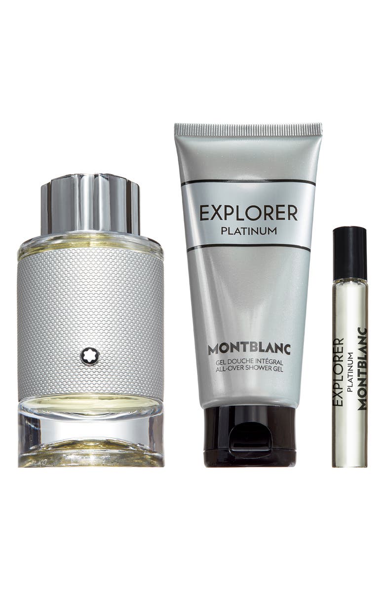 Montblanc Explorer Platinum 3-Piece Eau de Parfum, Main, color, 