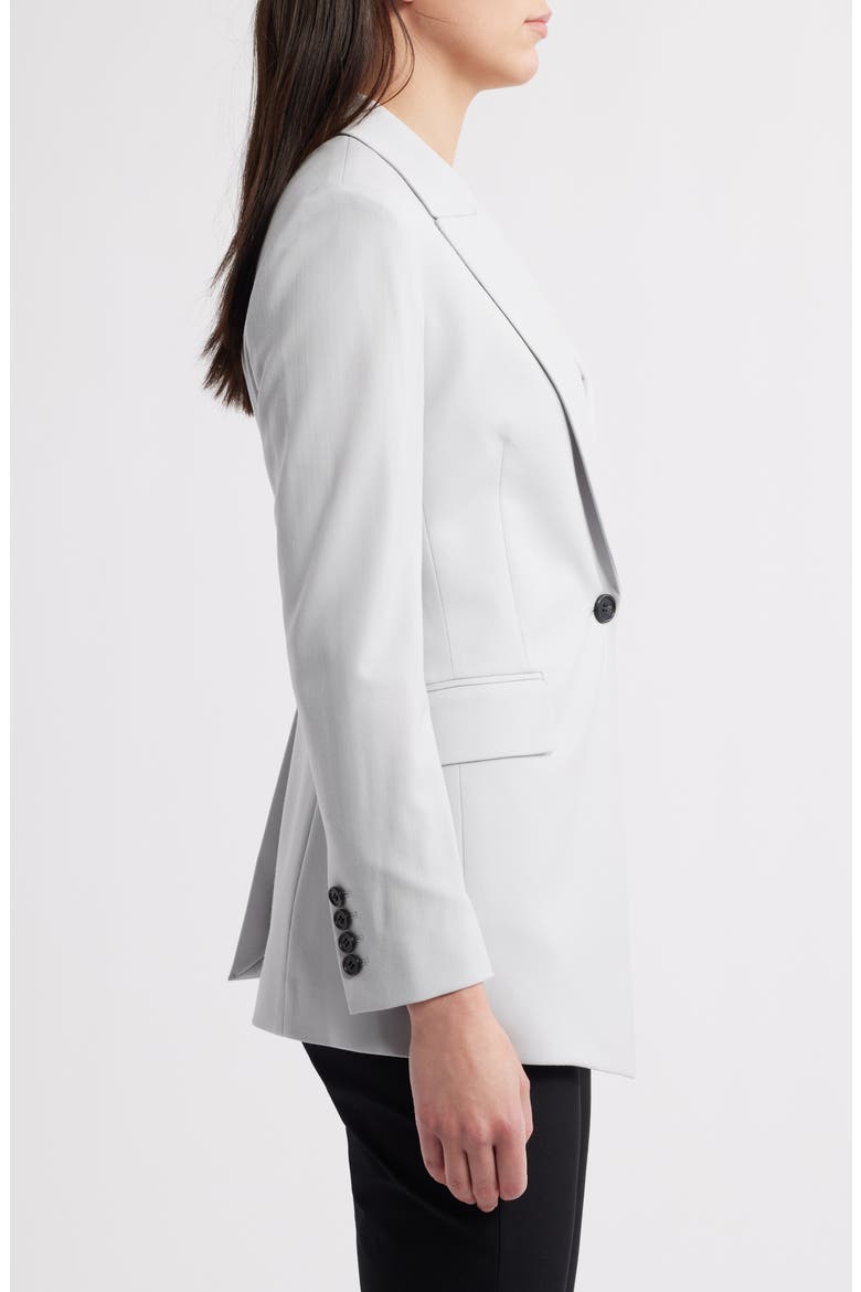 Etiennette Gabardi Blazer, Alternate, color, FOG