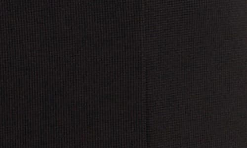 Grey Lab Front Slit Flared Pants In Black