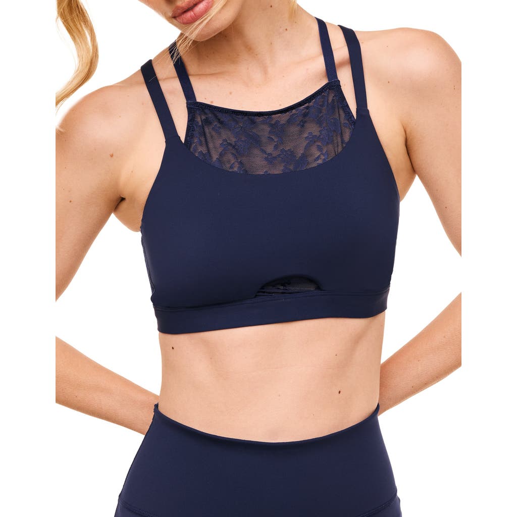 Adore Me Mari Sports Bra In Dark Blue